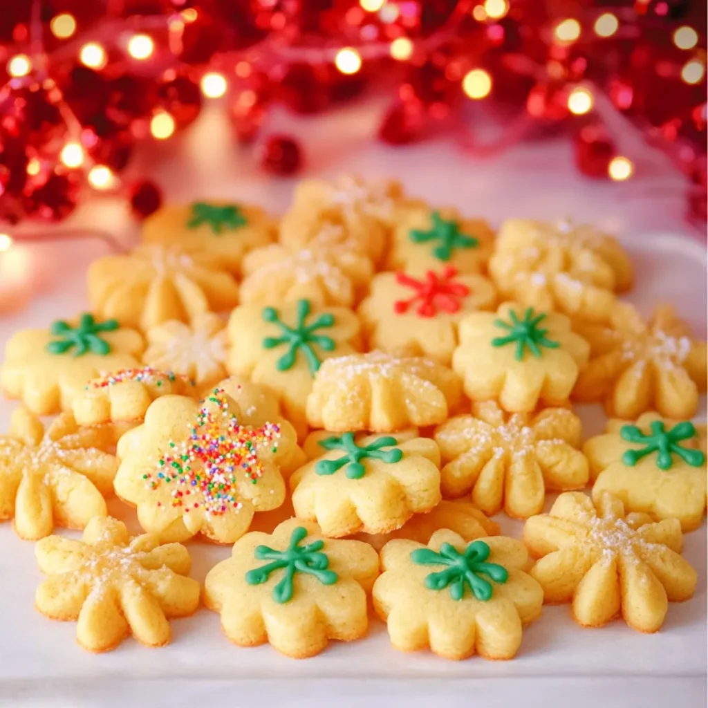 Buttery Spritz Cookies Recipe