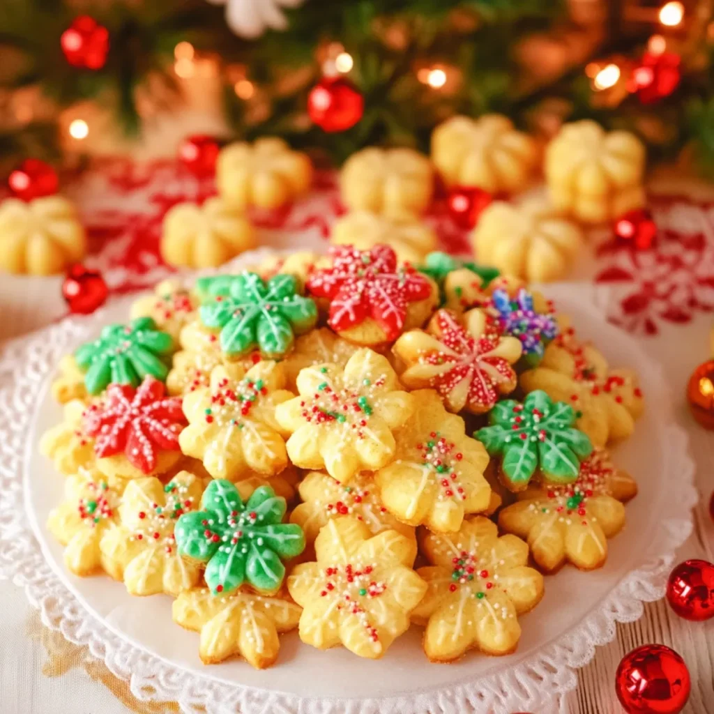 Buttery Spritz Cookies Recipe