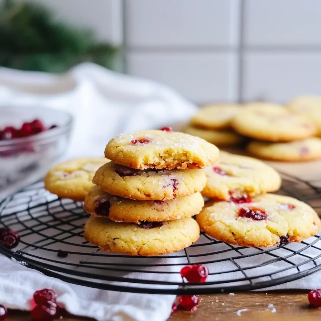 Cranberry orange cookies