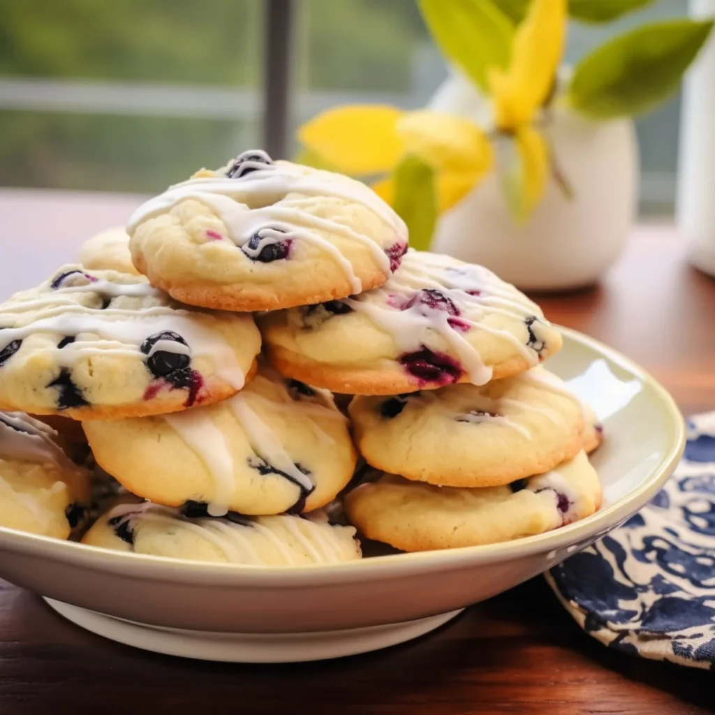 lemon blueberry cookies