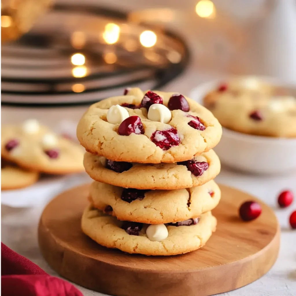 White Chocolate Cranberry Cookies